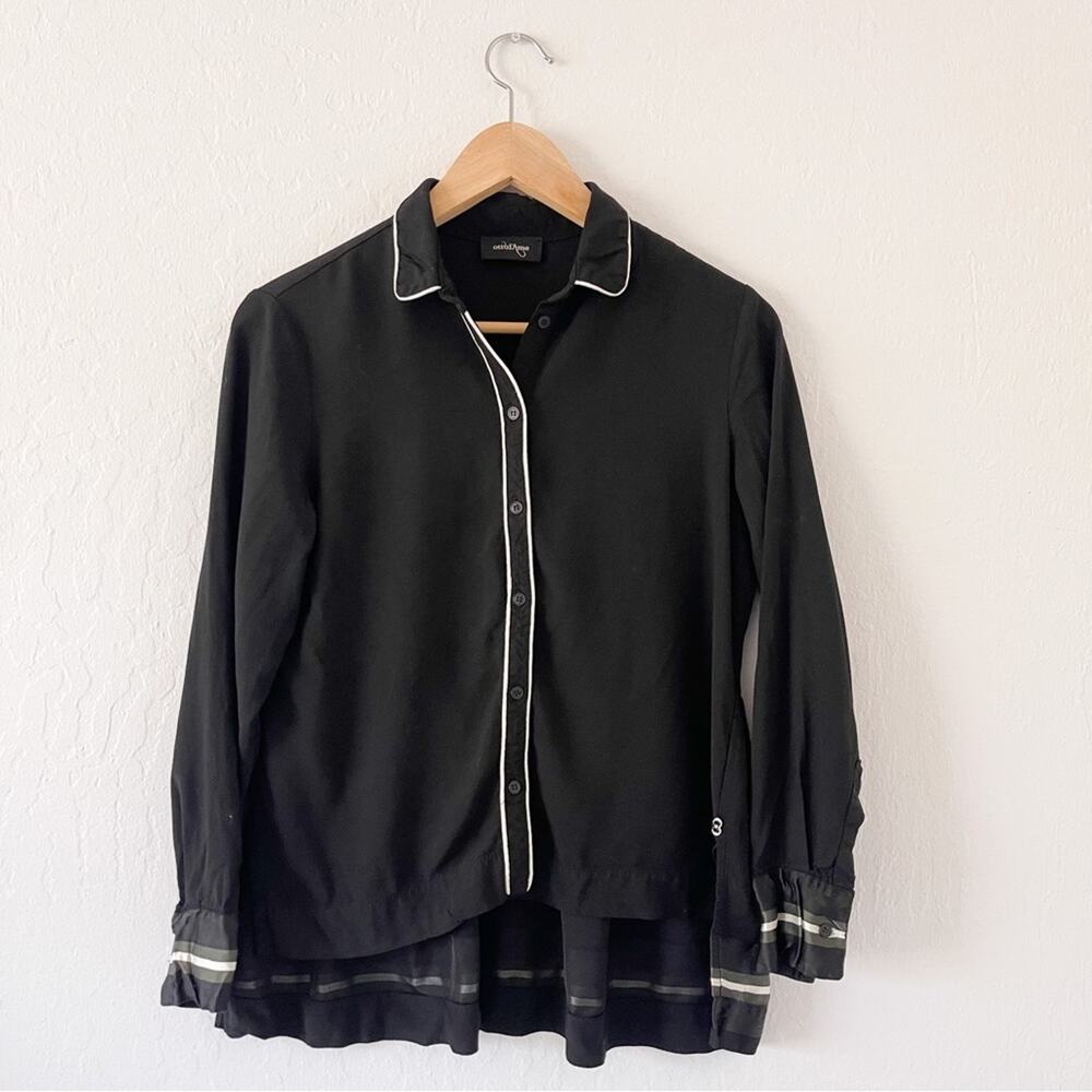 Ottod’Ame Long Sleeve Blouse Button Up